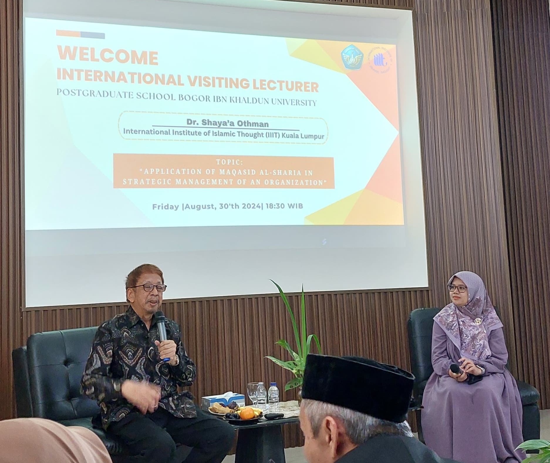 Kuliah Umum: Application Of Maqasid Al-Sharia In Strategic Management Of An Organization